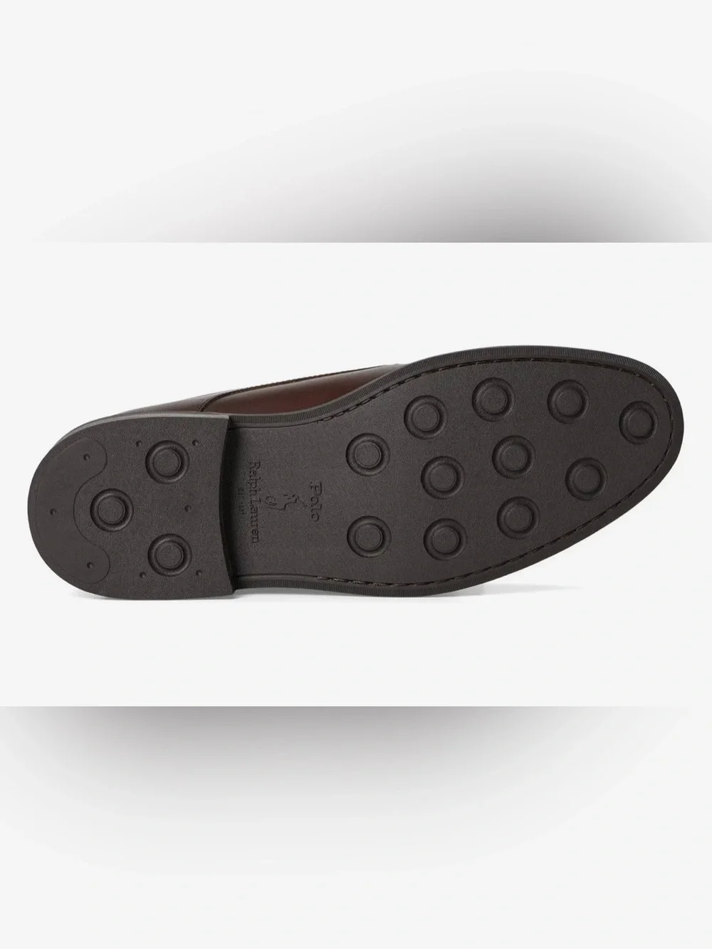 Polo Ralph Lauren Asher Captoe Oxford Polo: Brown Size 9